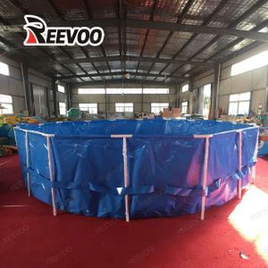 लचीला फ्रेम मछली पूल